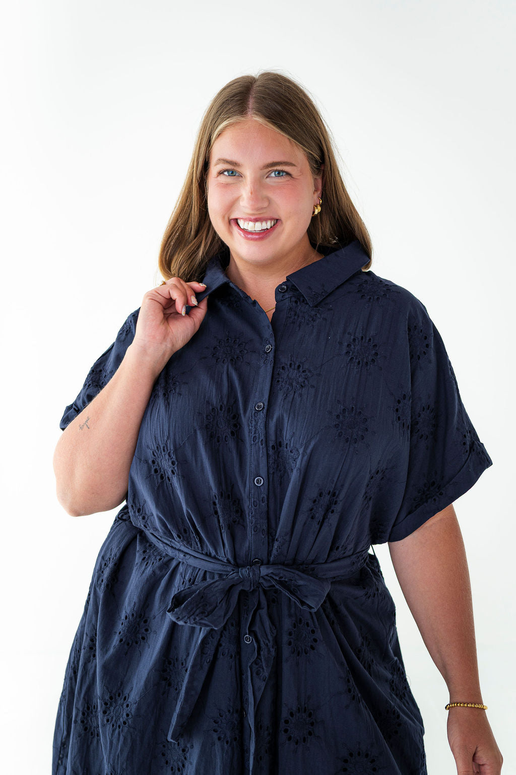 Delphine Eyelet Dress