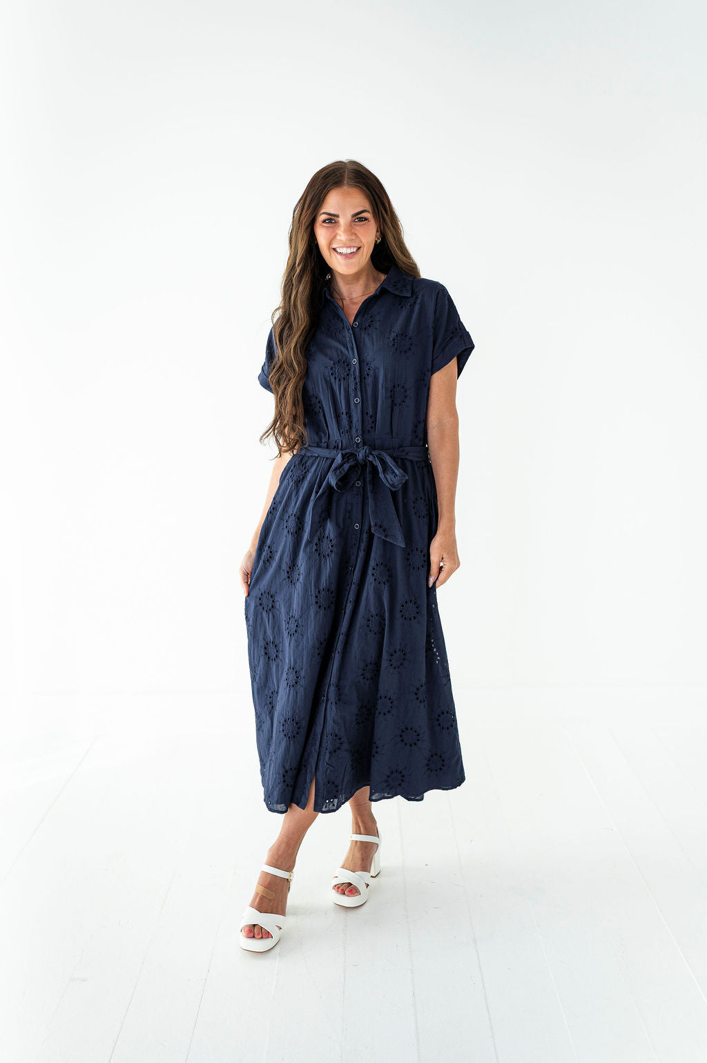 Delphine Eyelet Dress