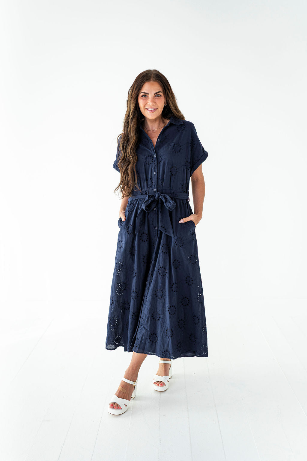Delphine Eyelet Dress