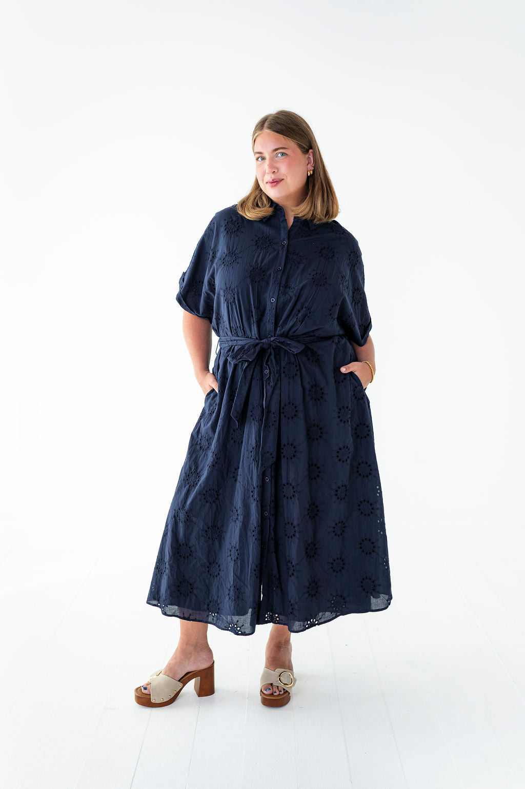 Delphine Eyelet Dress