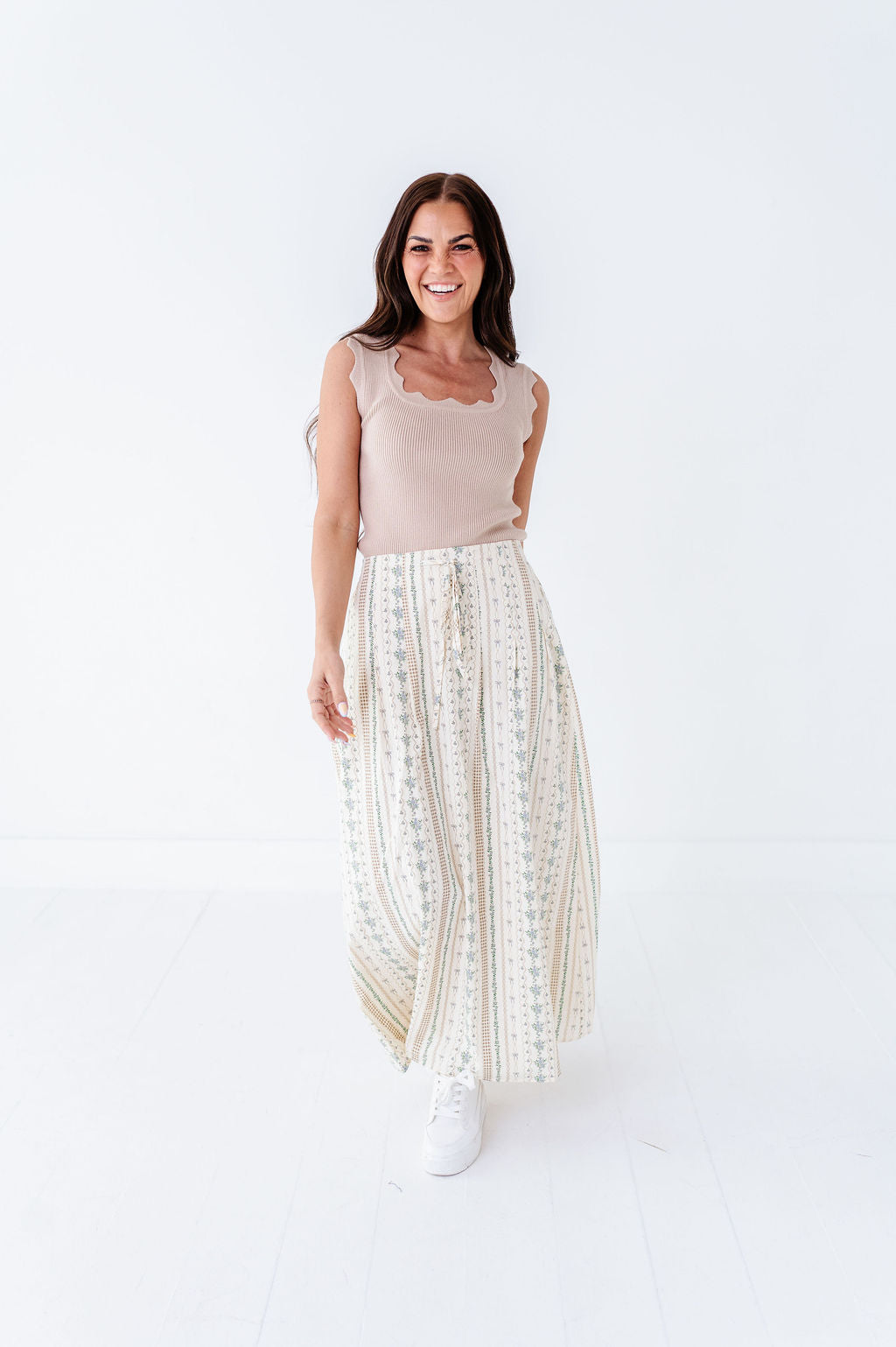 Kourtney Top in Taupe
