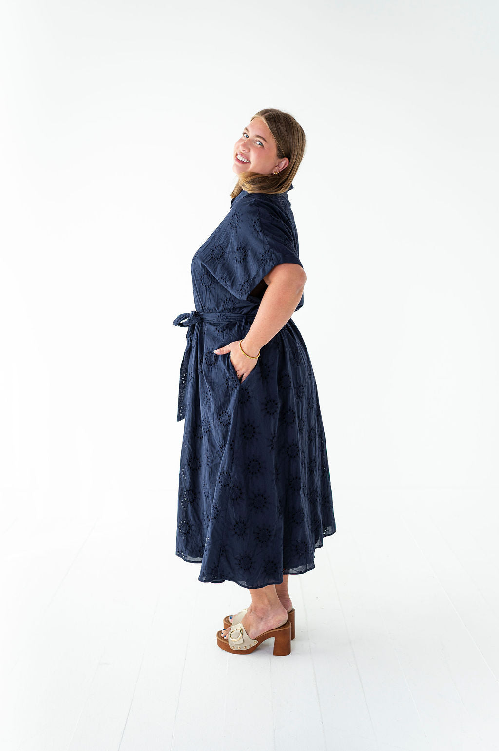 Delphine Eyelet Dress