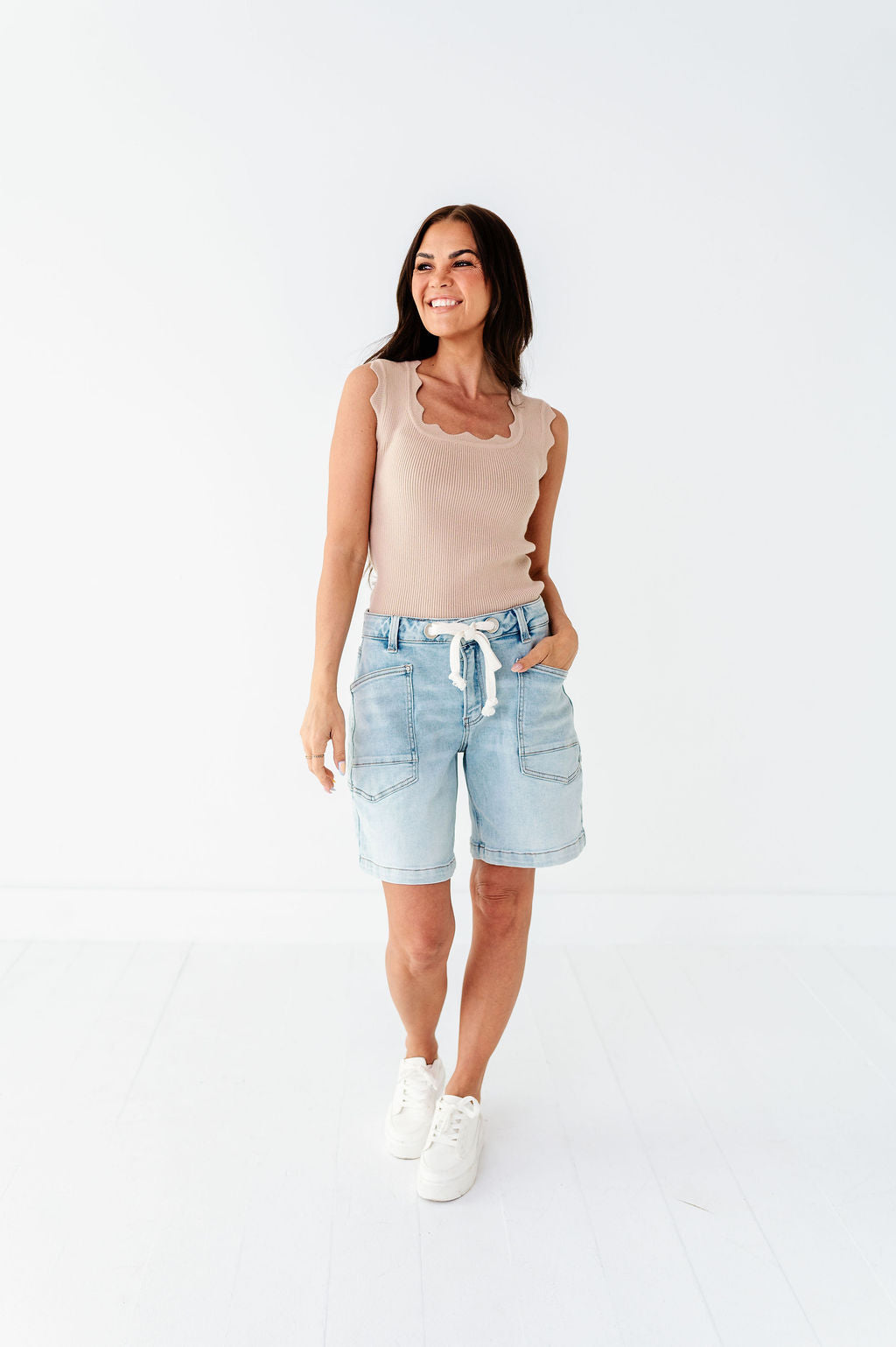 Kourtney Top in Taupe