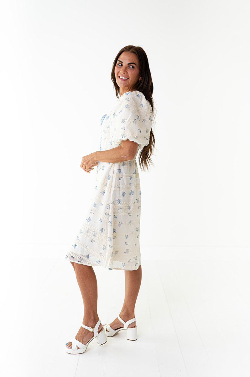 Lyla Embroidered Dress