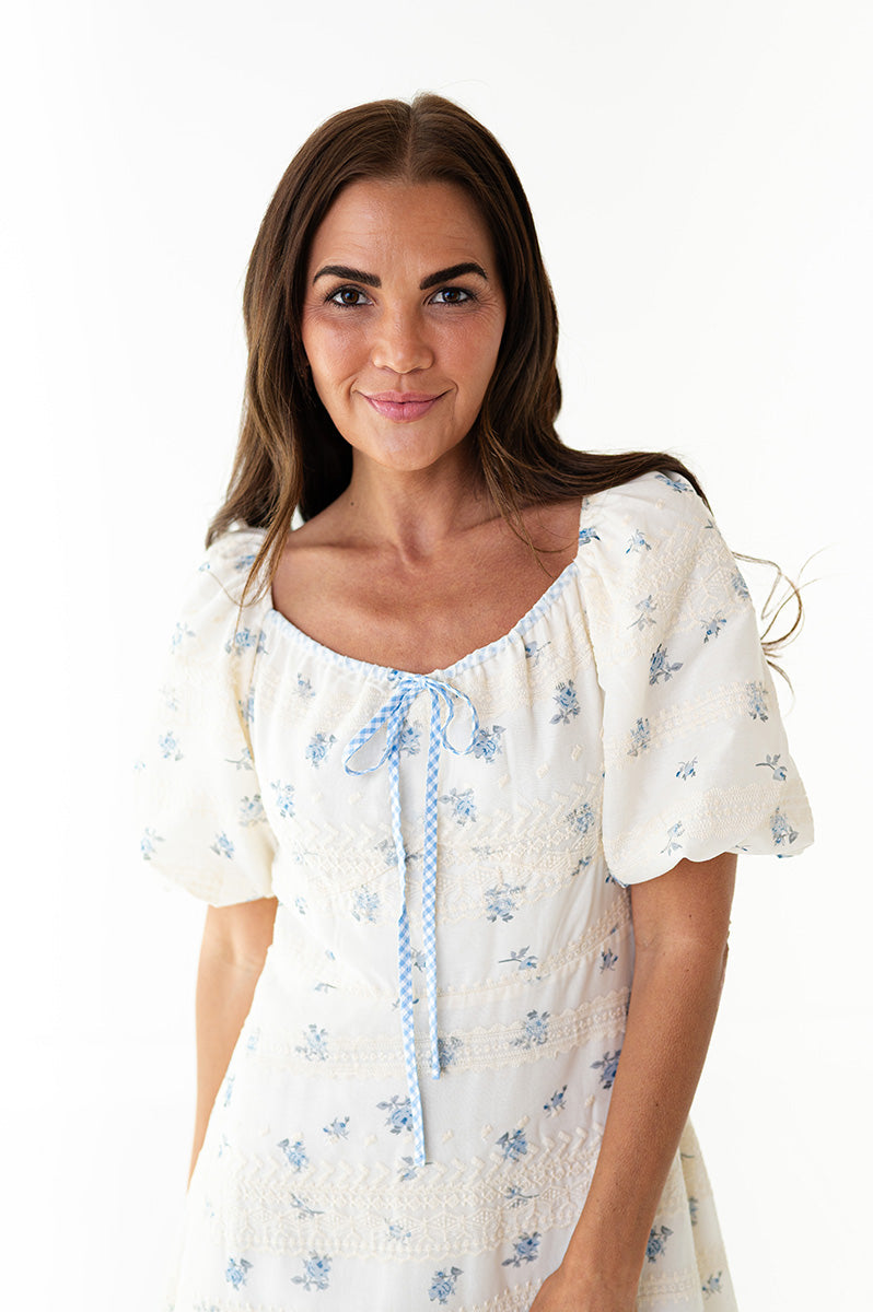 Lyla Embroidered Dress