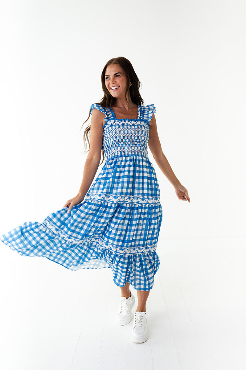 Saylor Gingham Dress