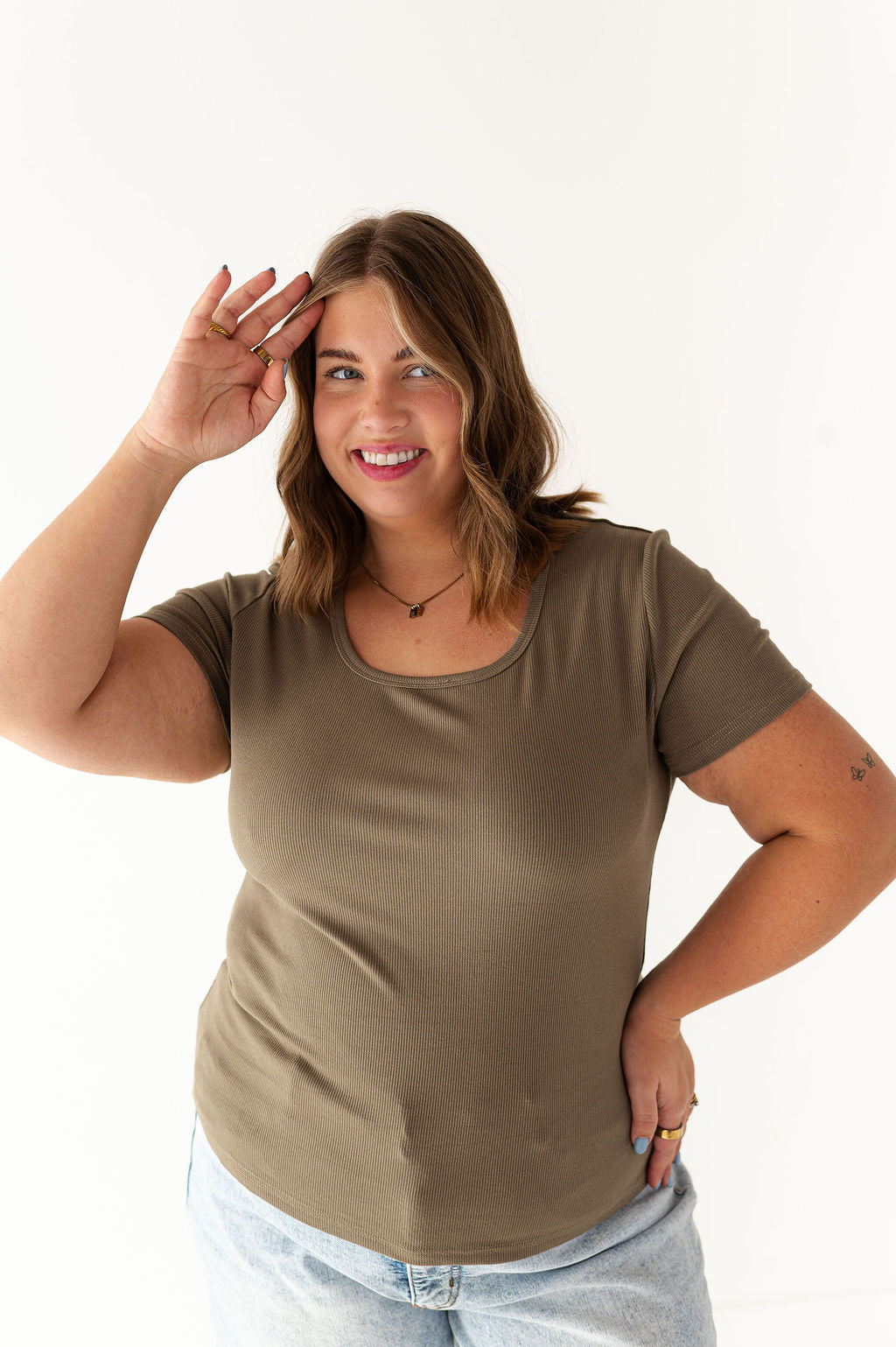 Trista Ribbed Top